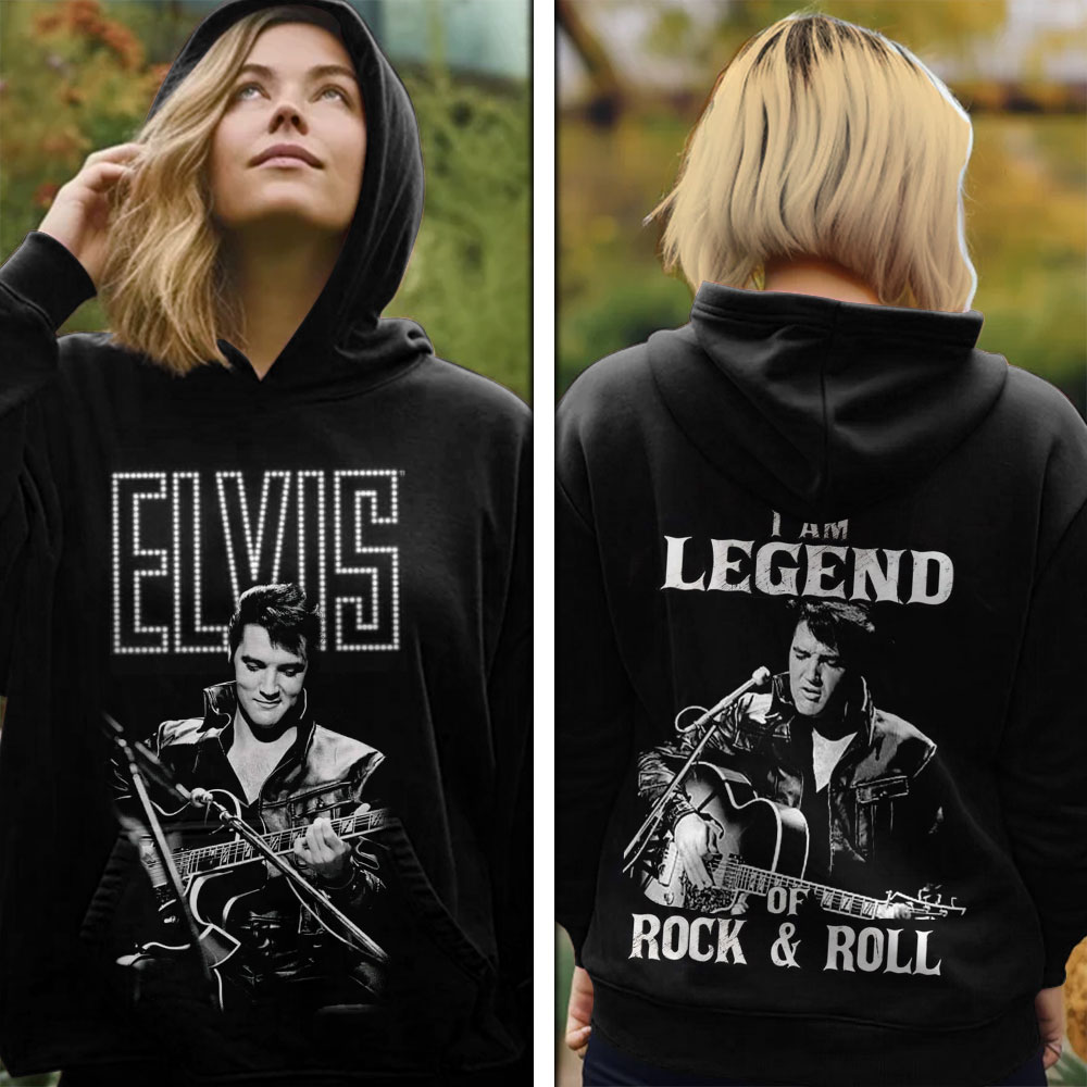 Elvis Presley Rock And Roll Pearl Harbor Hoodie