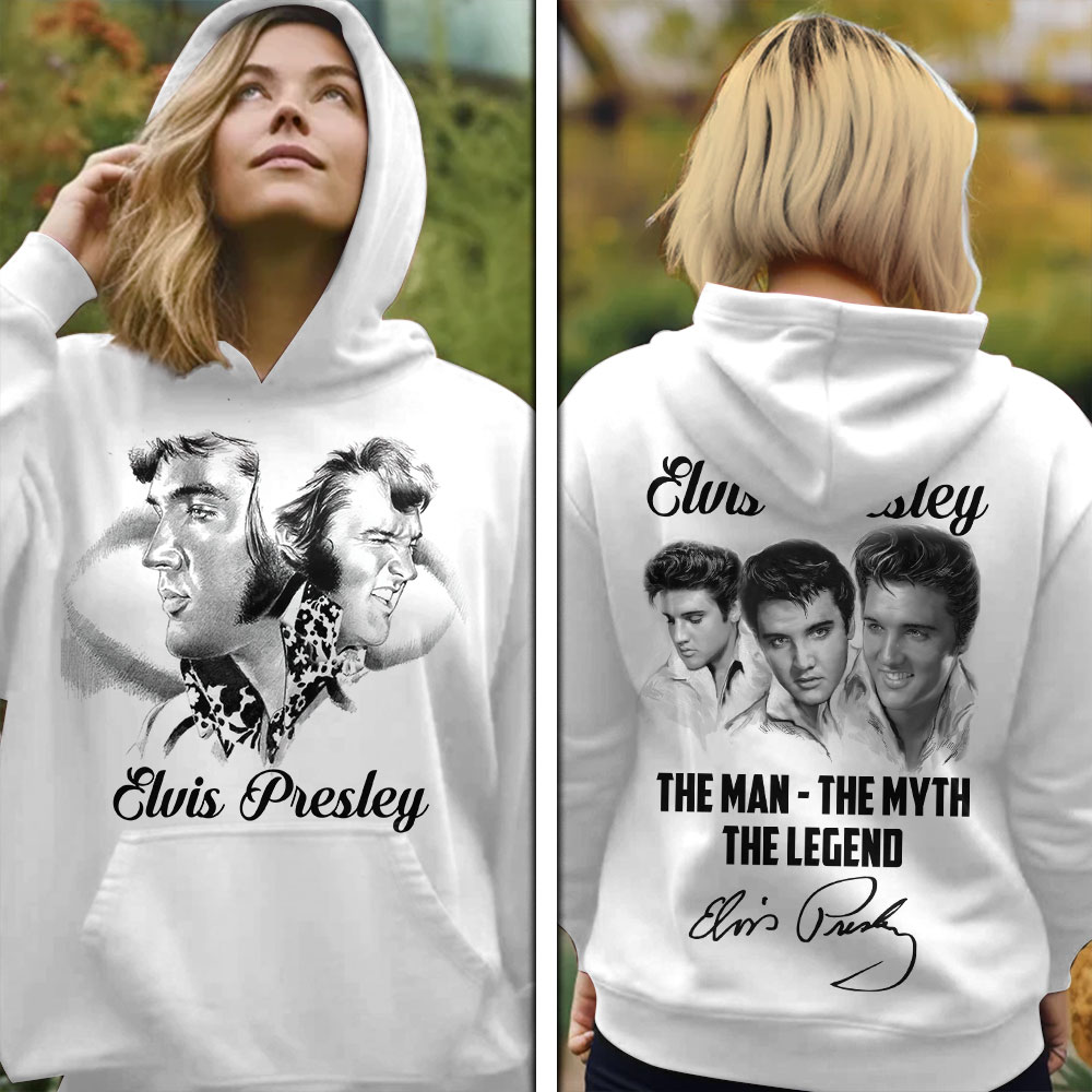 Elvis Presley Rock And Roll Presley Parade Hoodie
