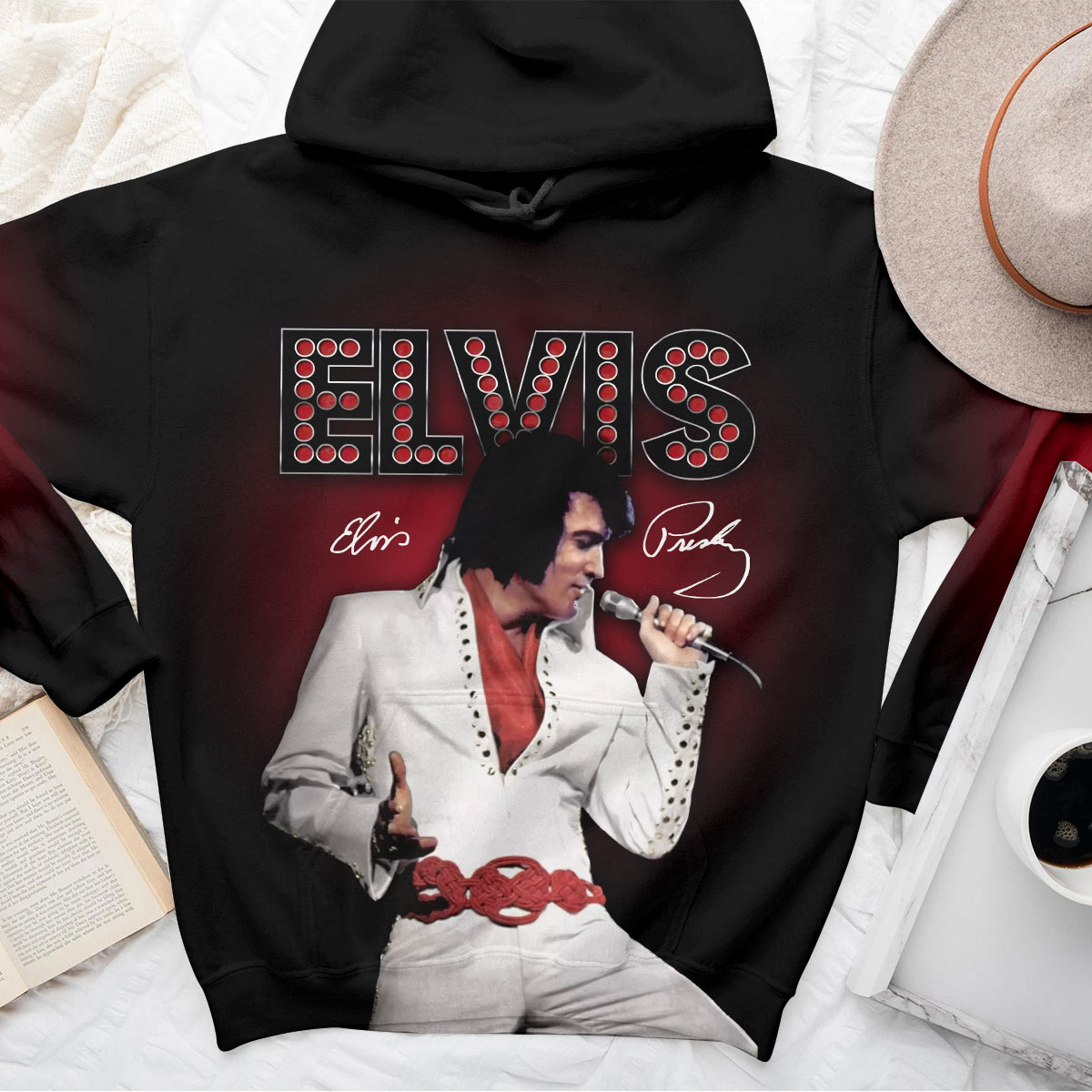 Elvis Presley Rock And Roll Colonel Parker Hoodie