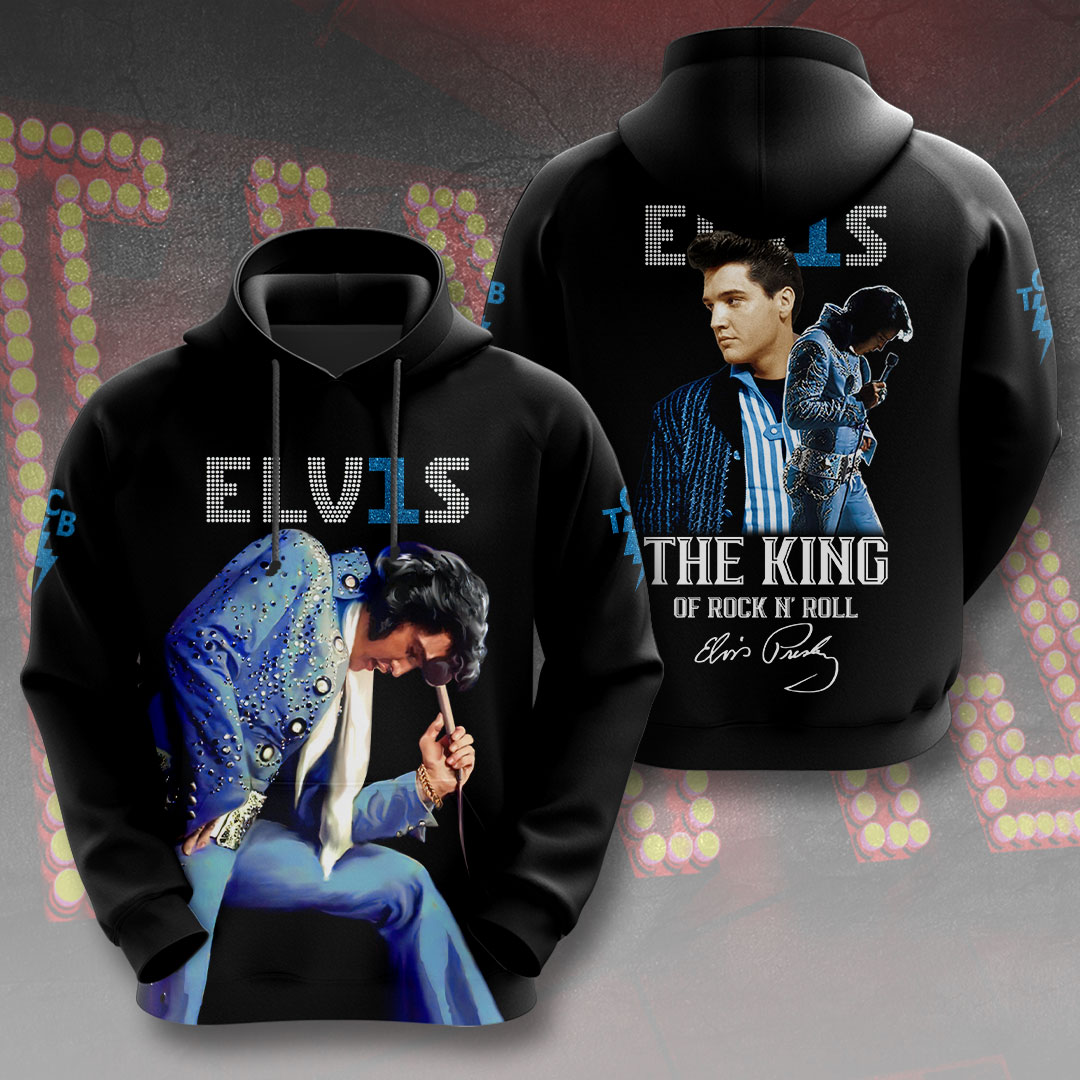 Elvis Presley Rock And Roll Elvis Costello Hoodie