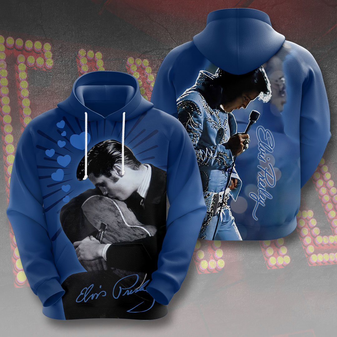 Elvis Presley Rock And Roll Sgt. Pepper Parody Hoodie