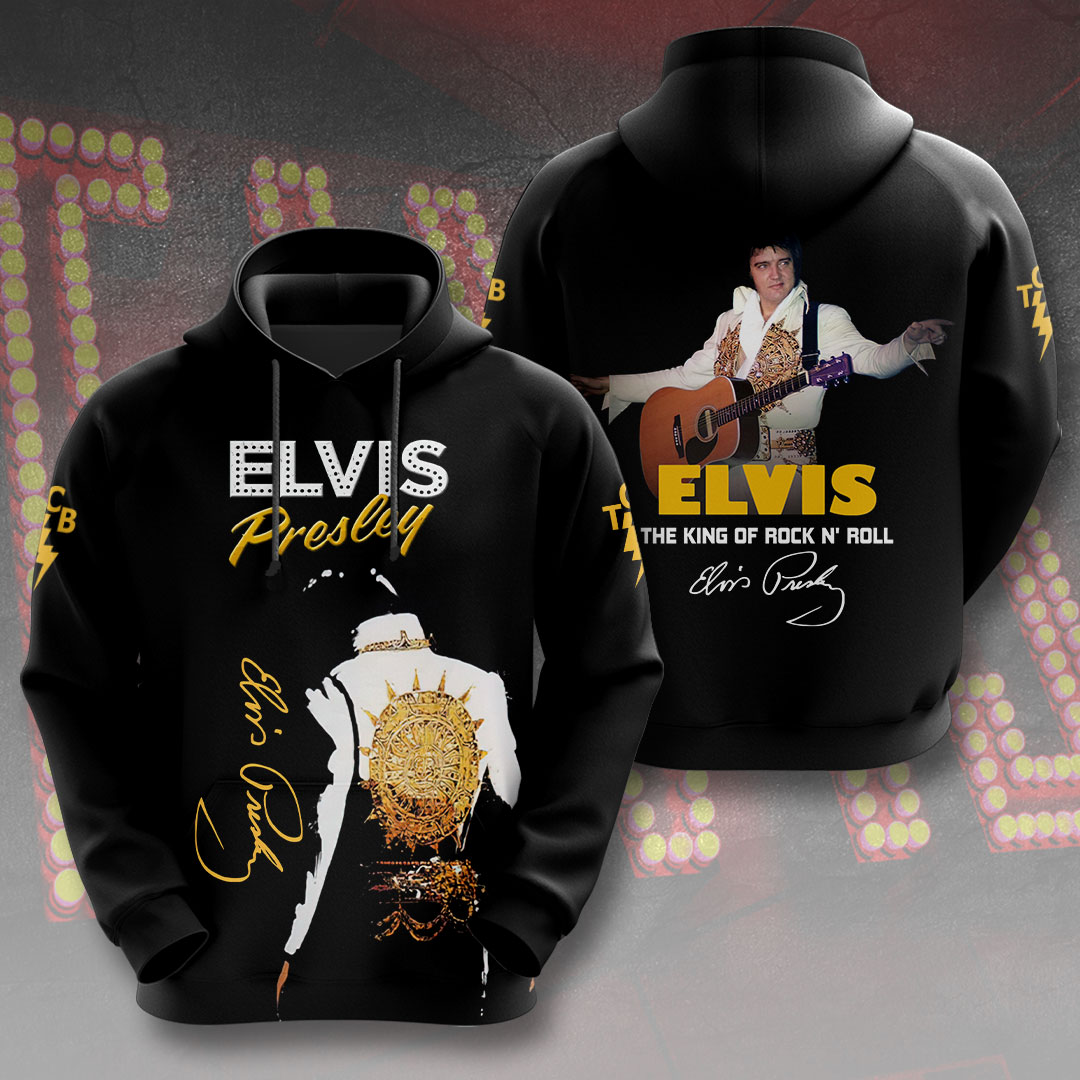 Elvis Presley Rock And Roll Country Influence Hoodie