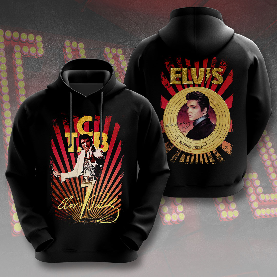 Elvis Presley Rock And Roll Live Performances Hoodie
