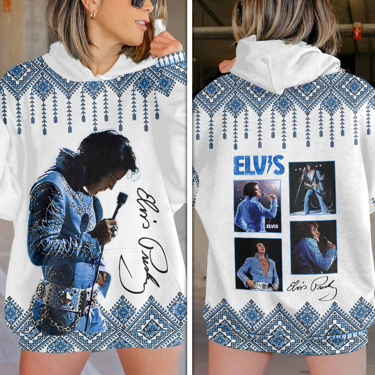 Elvis Presley Rock And Roll Blues-Influenced Hoodie