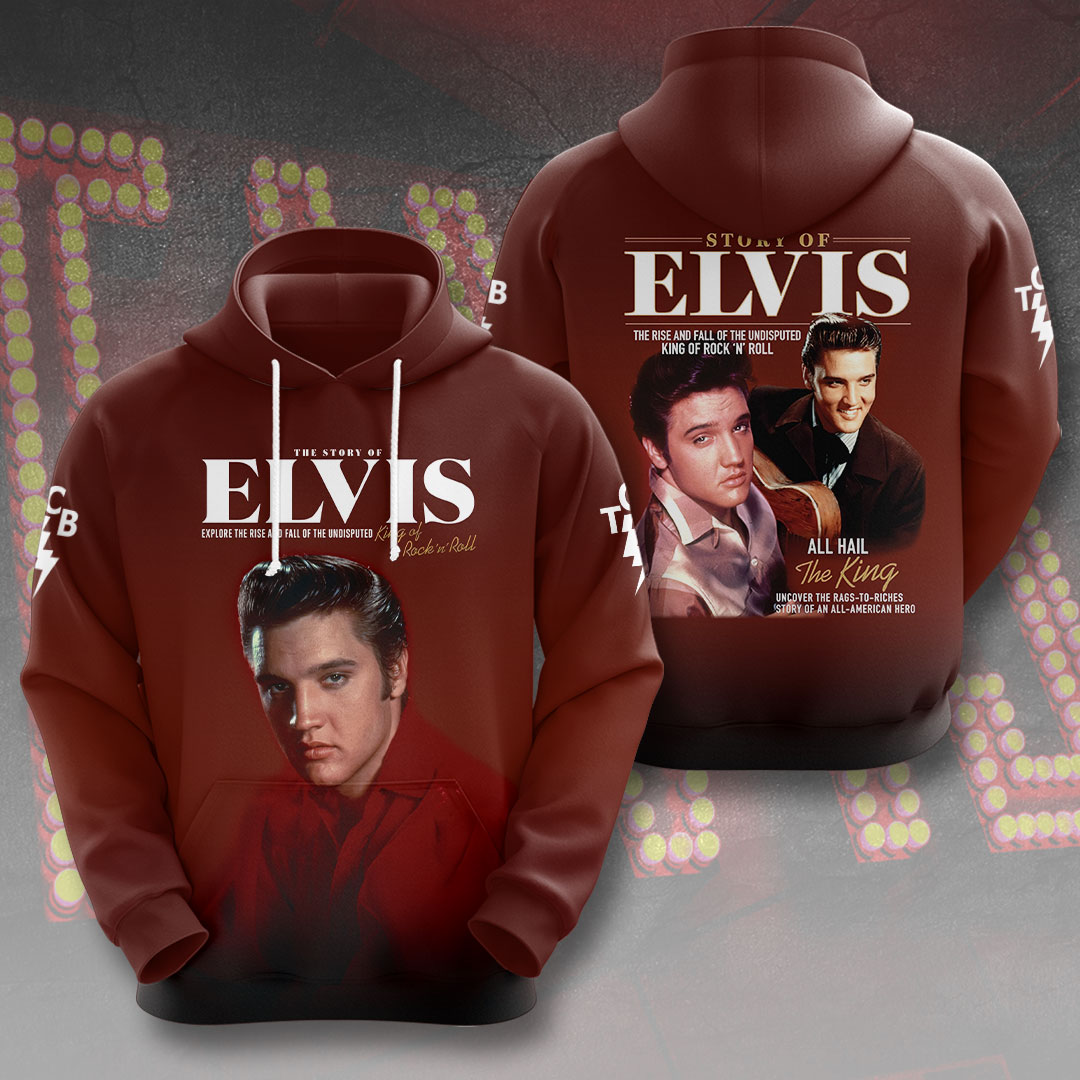 Elvis Presley Rock And Roll Influence Hoodie
