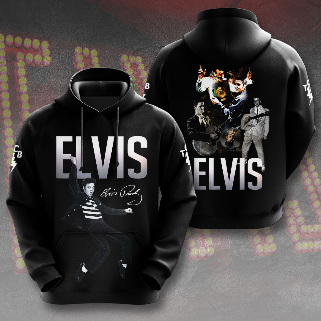 Elvis Presley Rock And Roll Diamond Hoodie