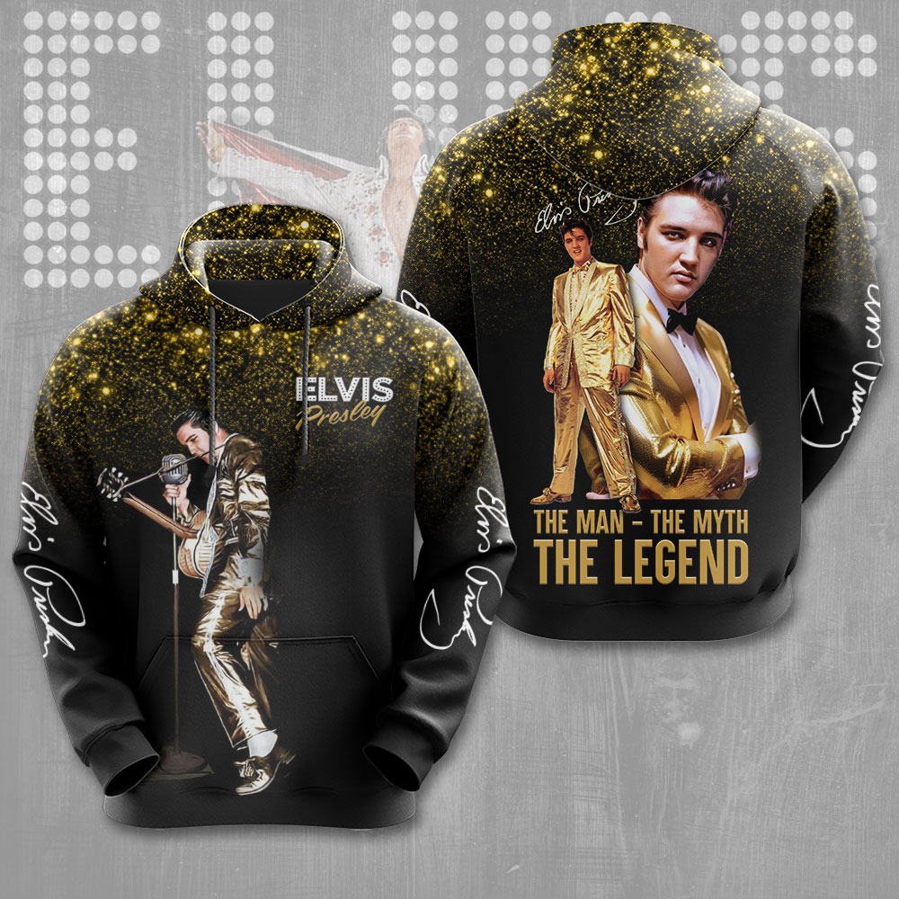 Elvis Presley Rock And Roll Inspirational Hoodie
