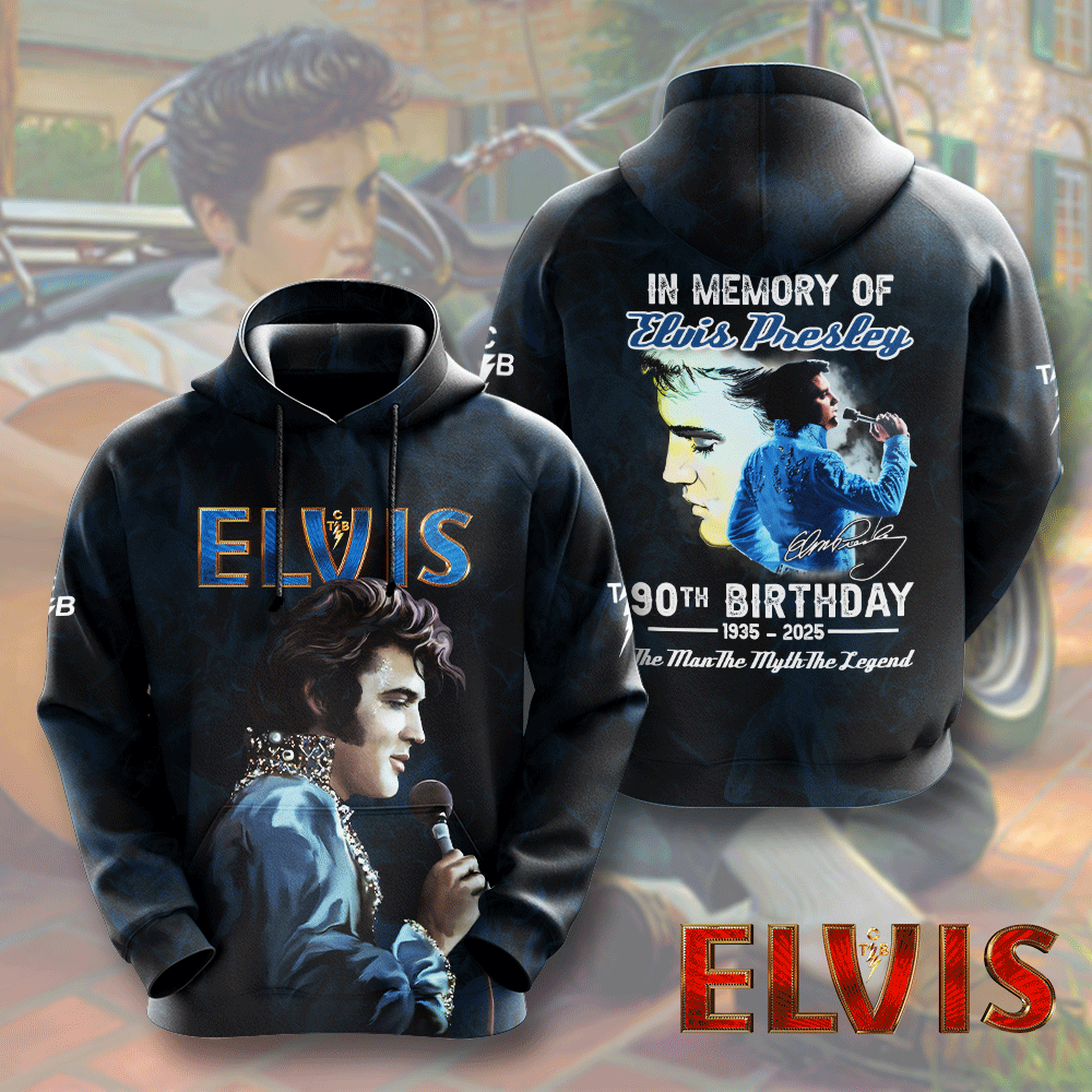 Elvis Presley Movie Golden Records Hoodie