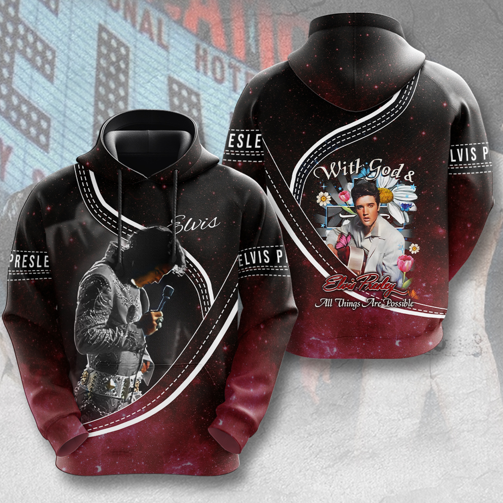 Elvis Presley Movie Viva Nash Vegas Hoodie