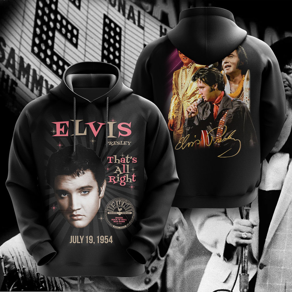 Elvis Presley Movie Rca Records Hoodie