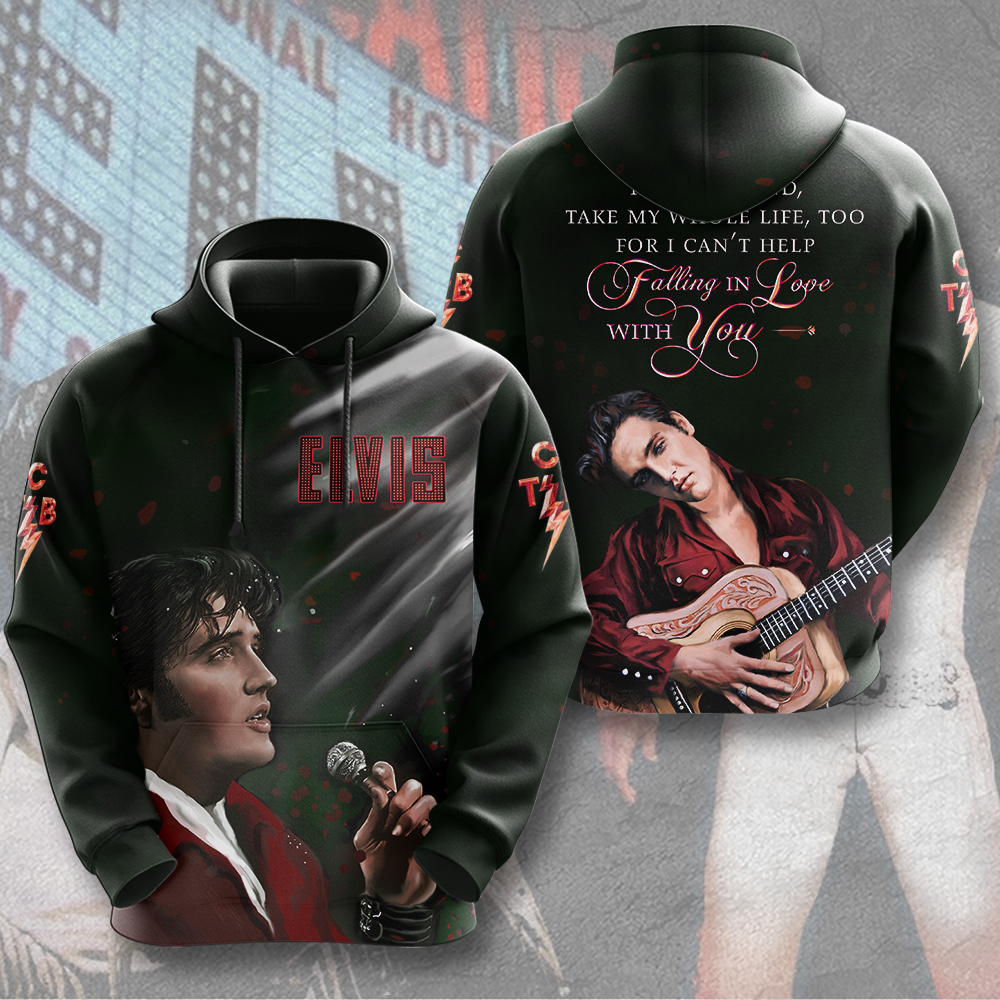 Elvis Presley Movie King Of Rock And Roll Hoodie