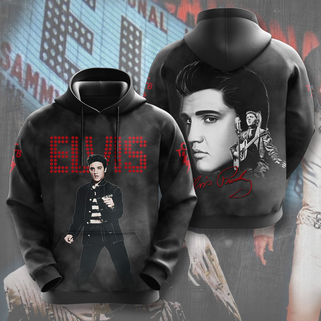Elvis Presley Week Blue Suede Shoes Hoodie