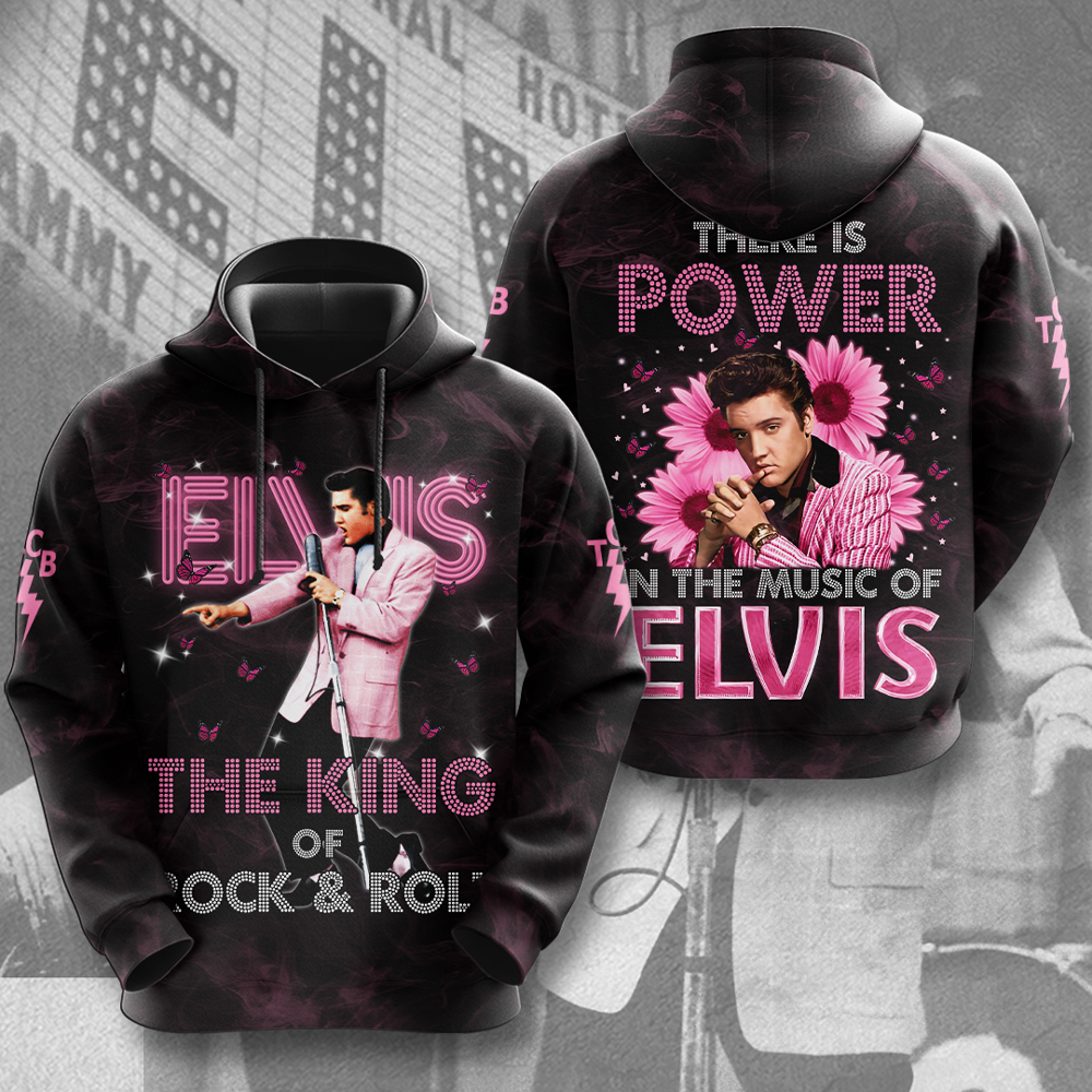 Elvis Presley Miss Blue Suede Shoes Hoodie