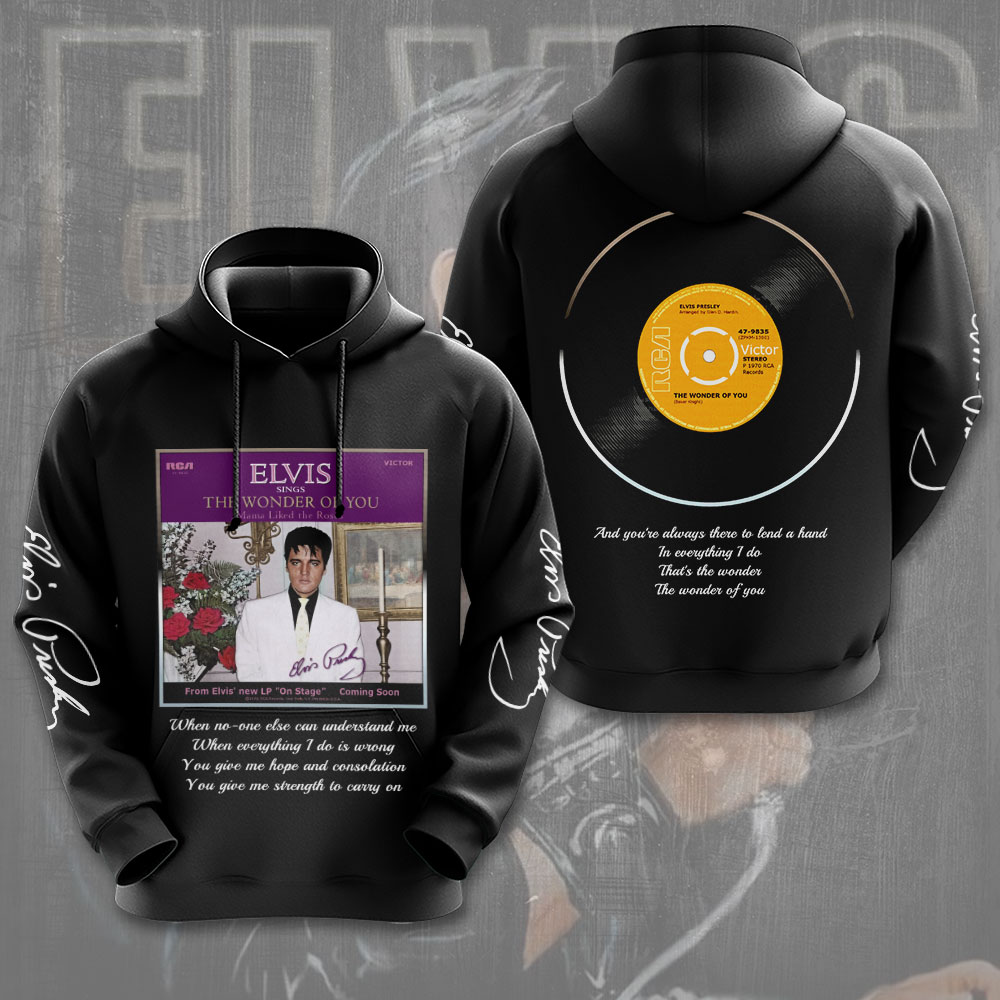 Elvis Presley Miss Studio Portraits Hoodie