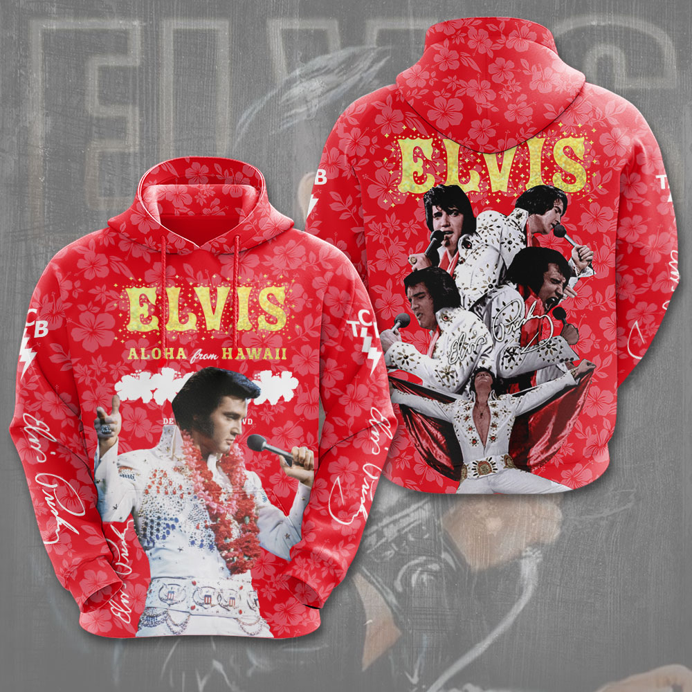 Elvis Presley Miss Golden Records Hoodie