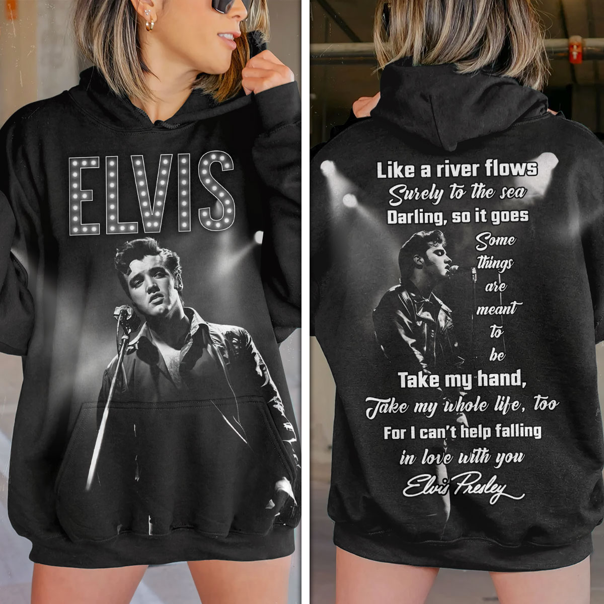 Elvis Presley Miss Rca Records Hoodie