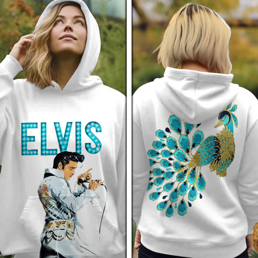Elvis Presley Miss King Of Rock And Roll Hoodie