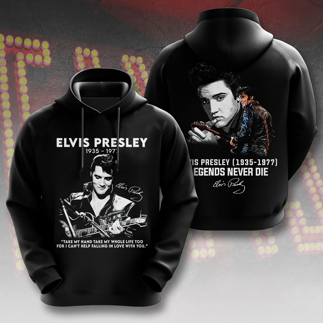 Elvis Presley Miss 1970S Tour Hoodie