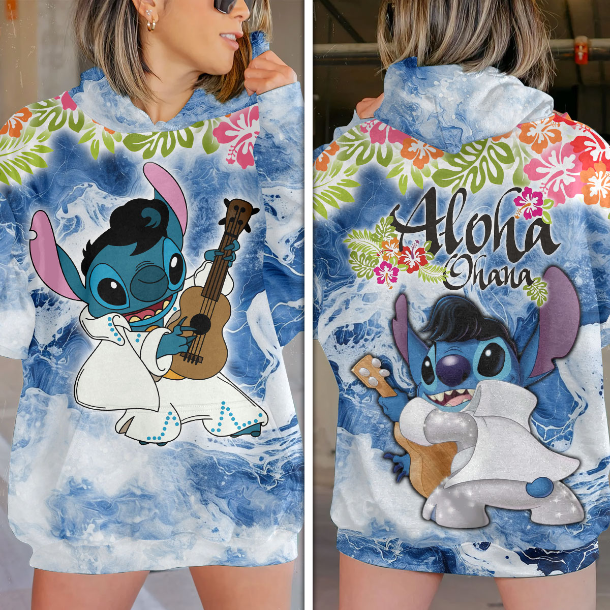 Elvis Presley X Stitch 3D Hoodie