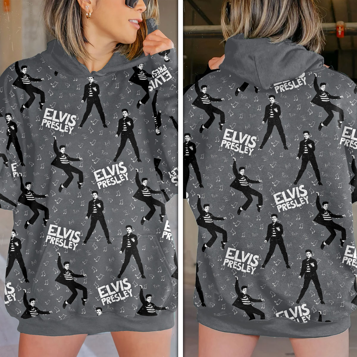 Elvis Presley Miss Narration Hoodie