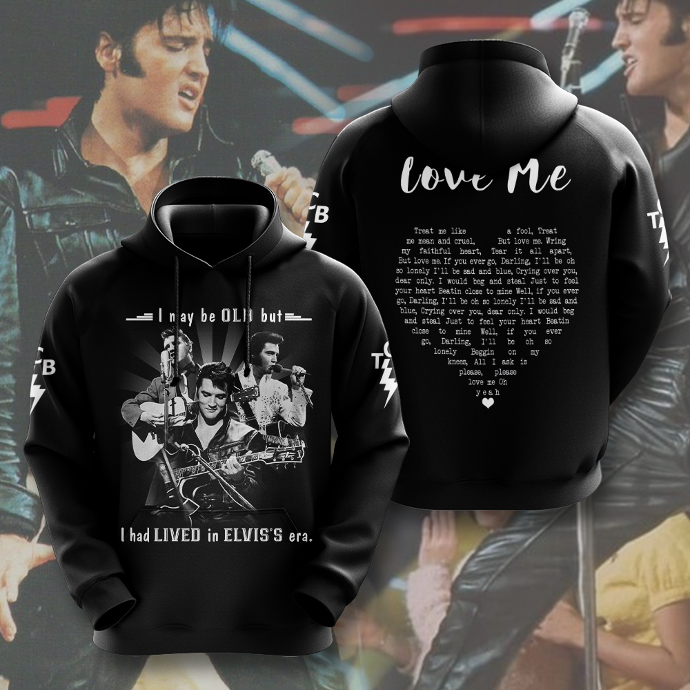 Elvis Presley Miss Live Performances Hoodie