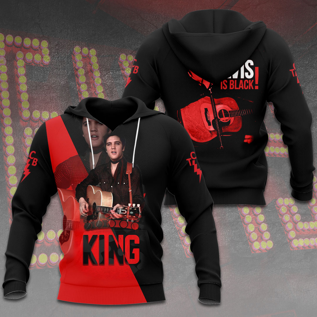 Elvis Presley Black Melancholy Blues Hoodie