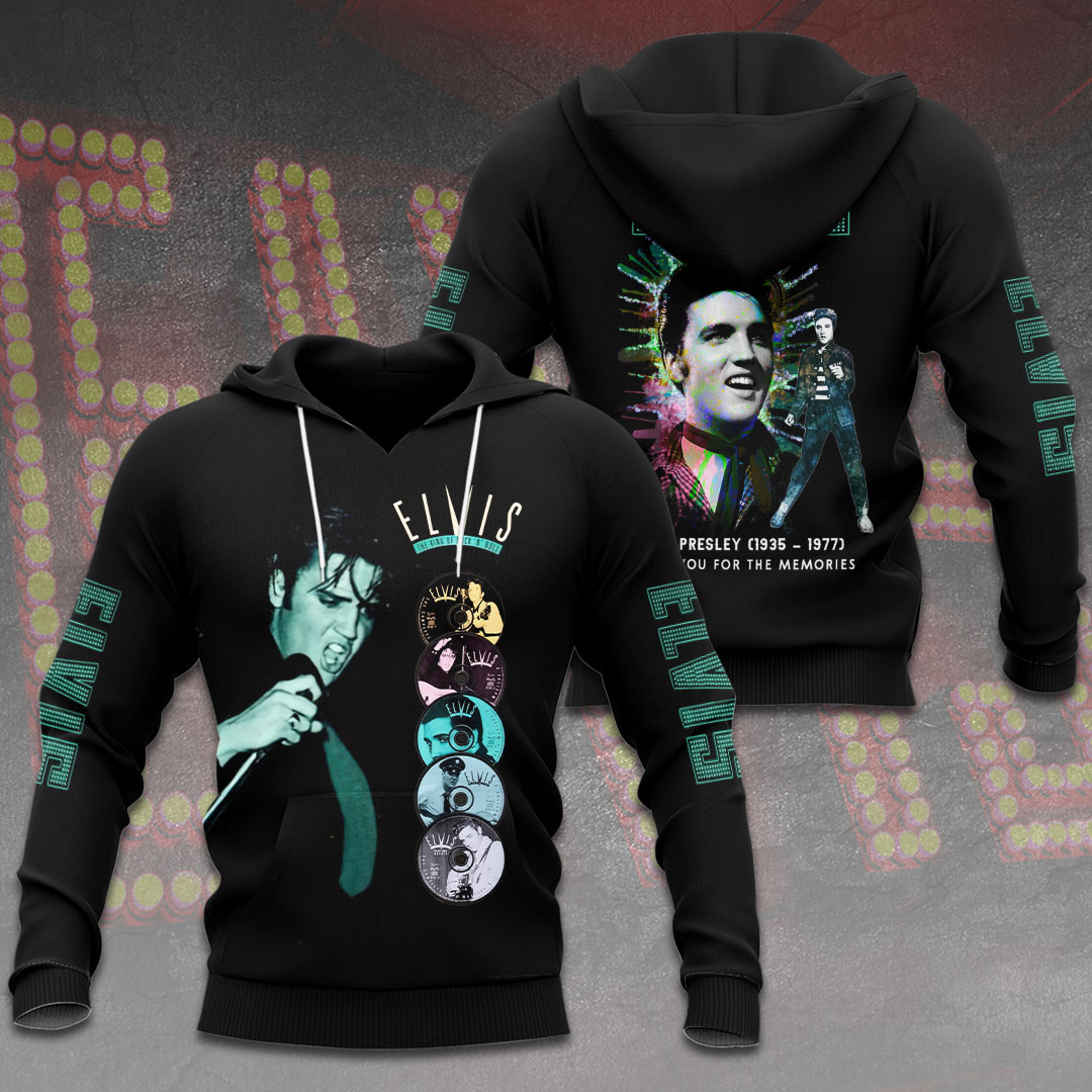 Elvis Presley Black Suspicious Minds Hoodie