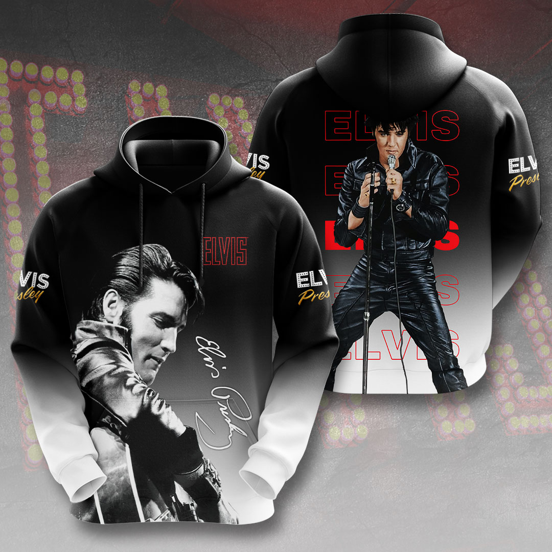 Elvis Presley Black Memphis Hoodie