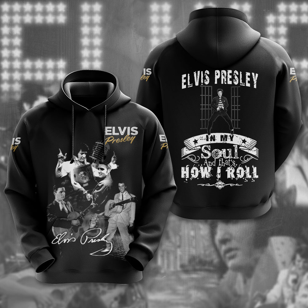 Elvis Presley Black Scotty Moore Hoodie