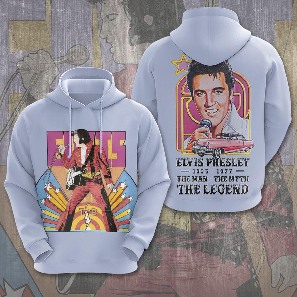 Elvis Presley Black Hollywood Hoodie
