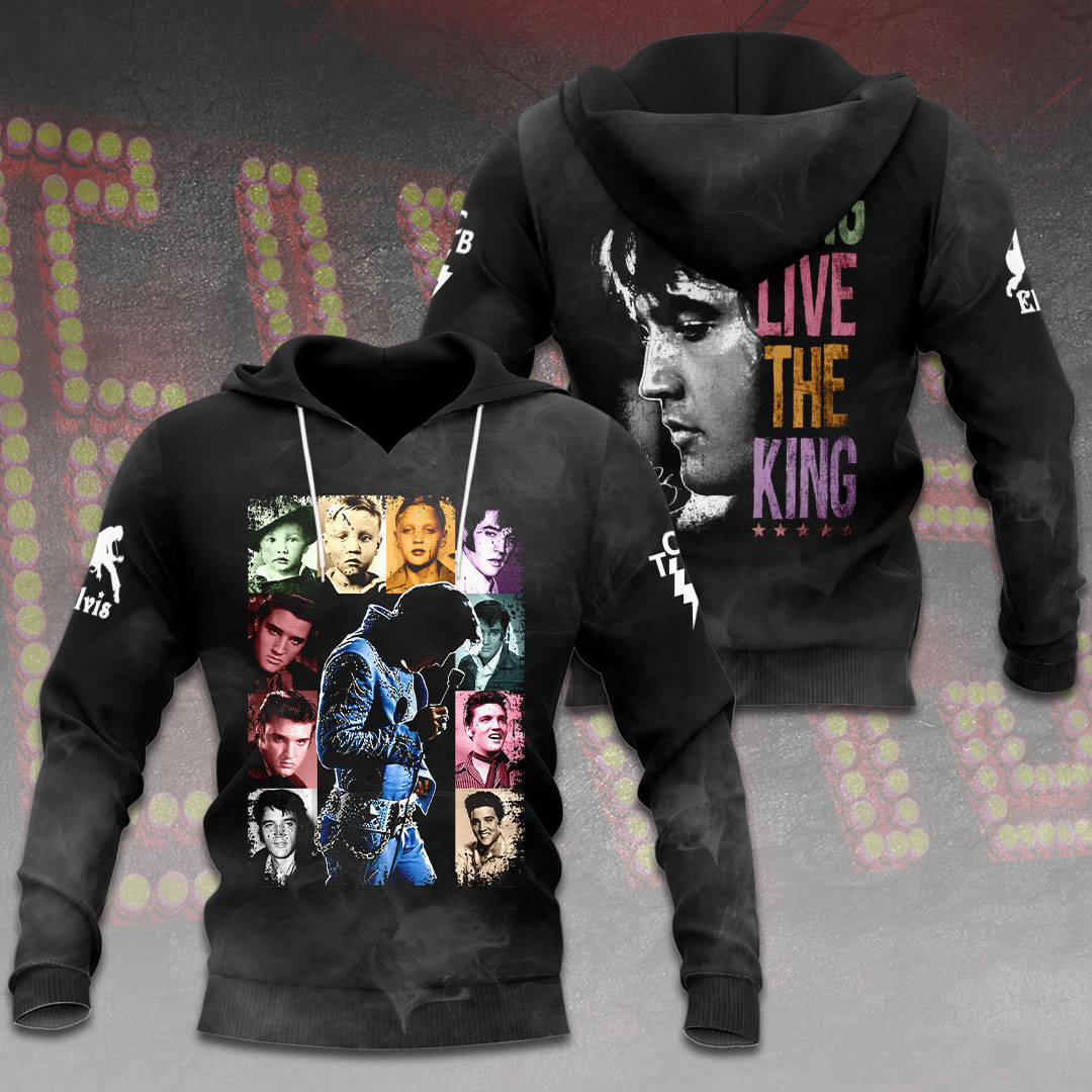 Elvis Presley Black Aloha From Hawaii Hoodie
