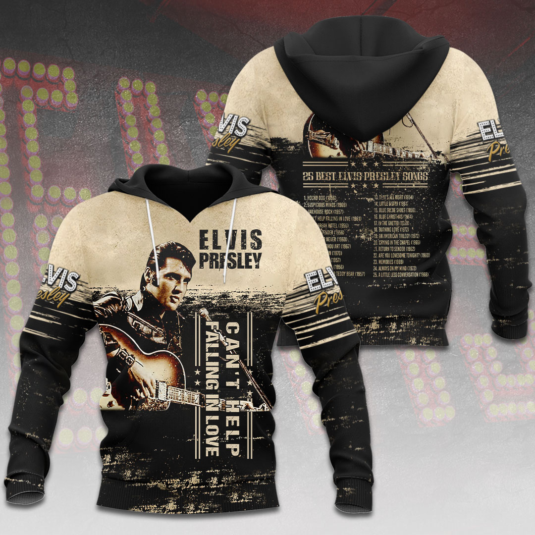 Elvis Presley Black Otis Blackwell Hoodie
