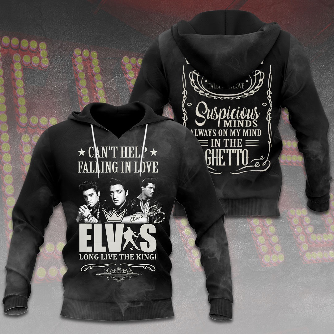 Elvis Presley Black Jerry Leiber Hoodie