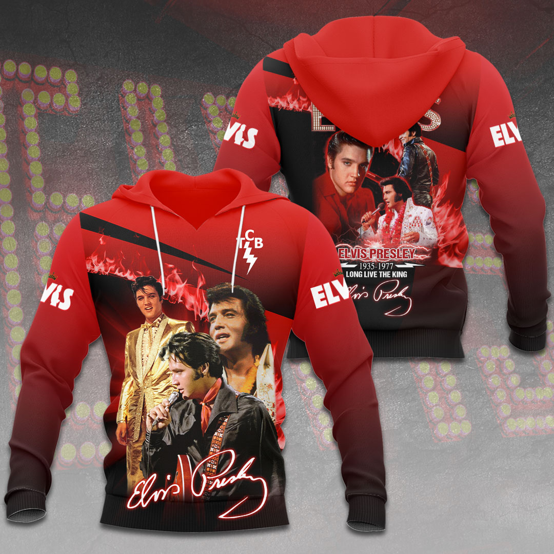 Elvis Presley Black Tv Special Hoodie