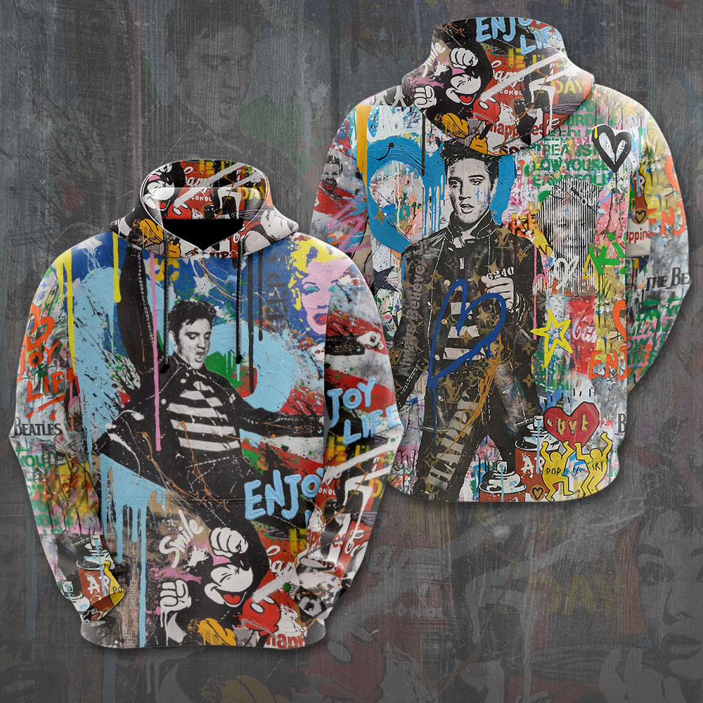 Elvis Presley Black Las Vegas Hoodie