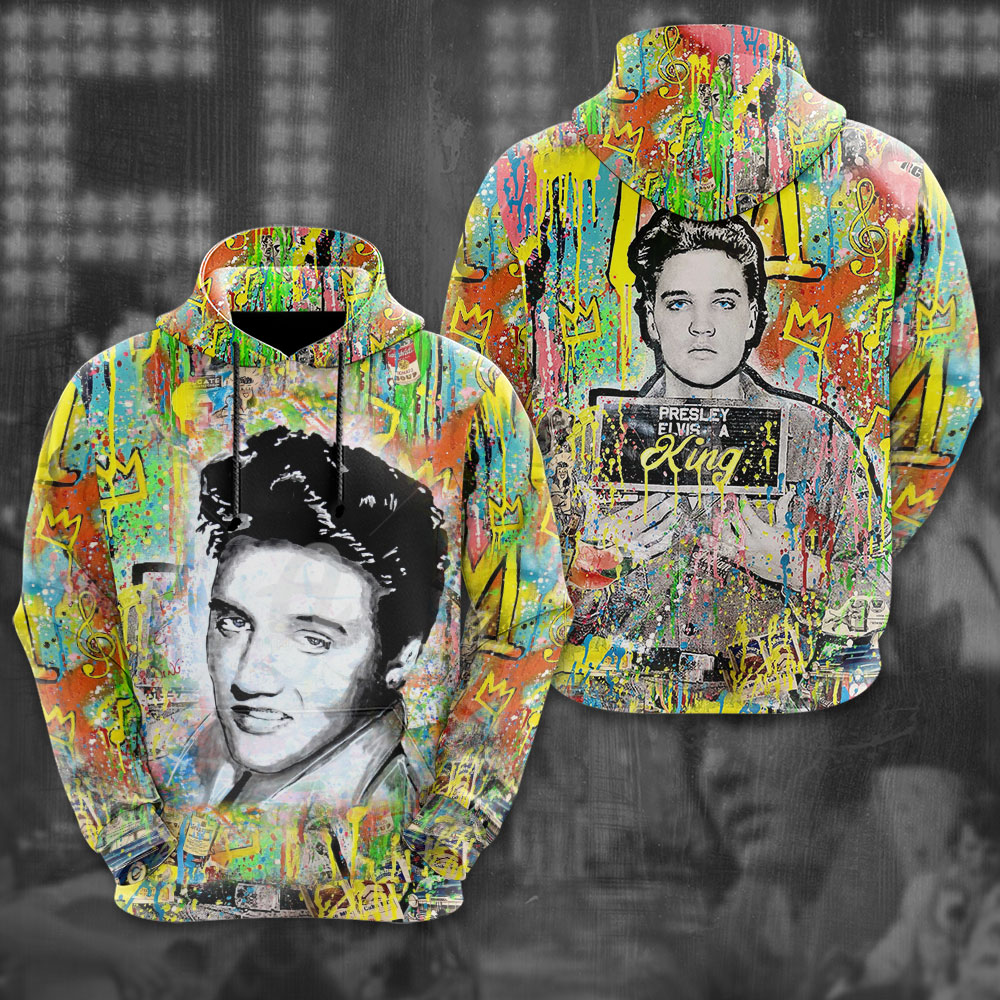 Elvis Presley Black Era 1960S Hoodie