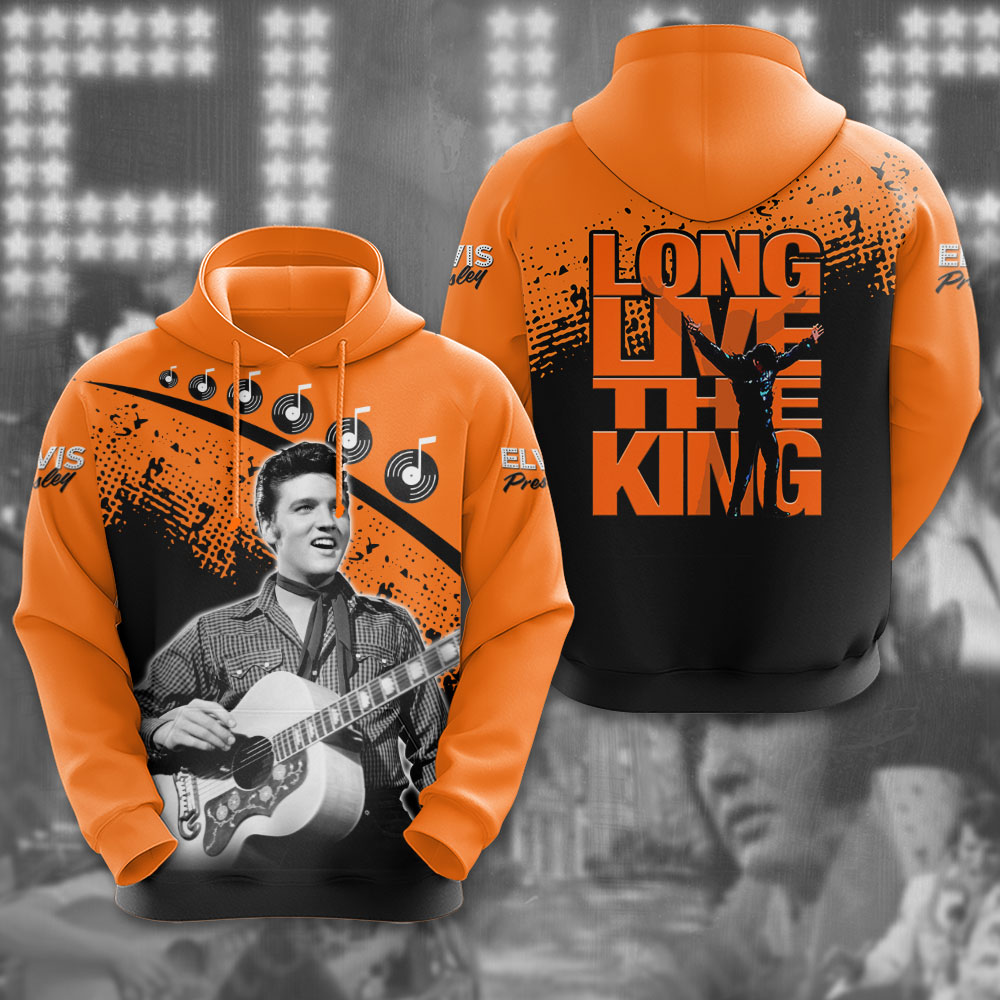 Elvis Presley Black Memphis Mafia Hoodie