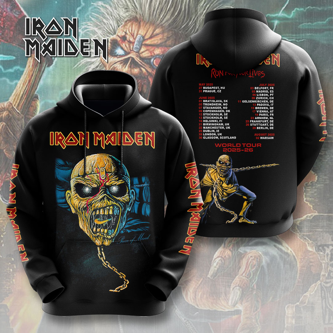 Iron Maiden Medals Hoodie
