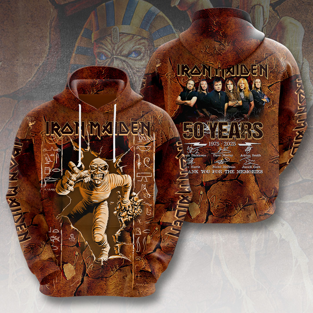 Iron Maiden Chainsaw Guitar Hoodie