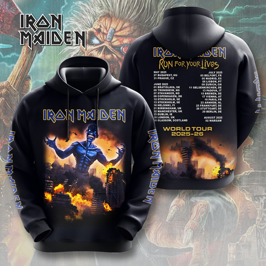 Iron Maiden Live Performance Hoodie