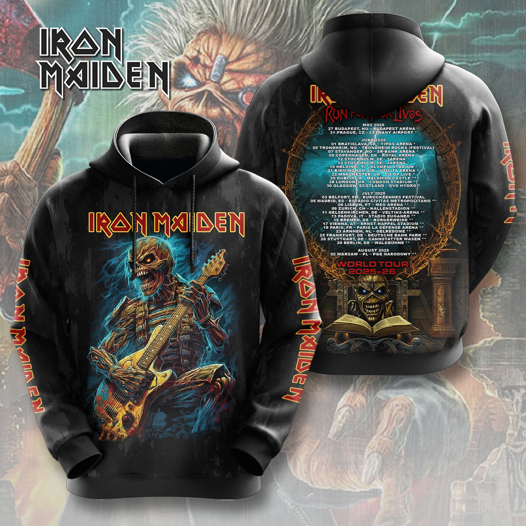 Iron Maiden Live Album Hoodie