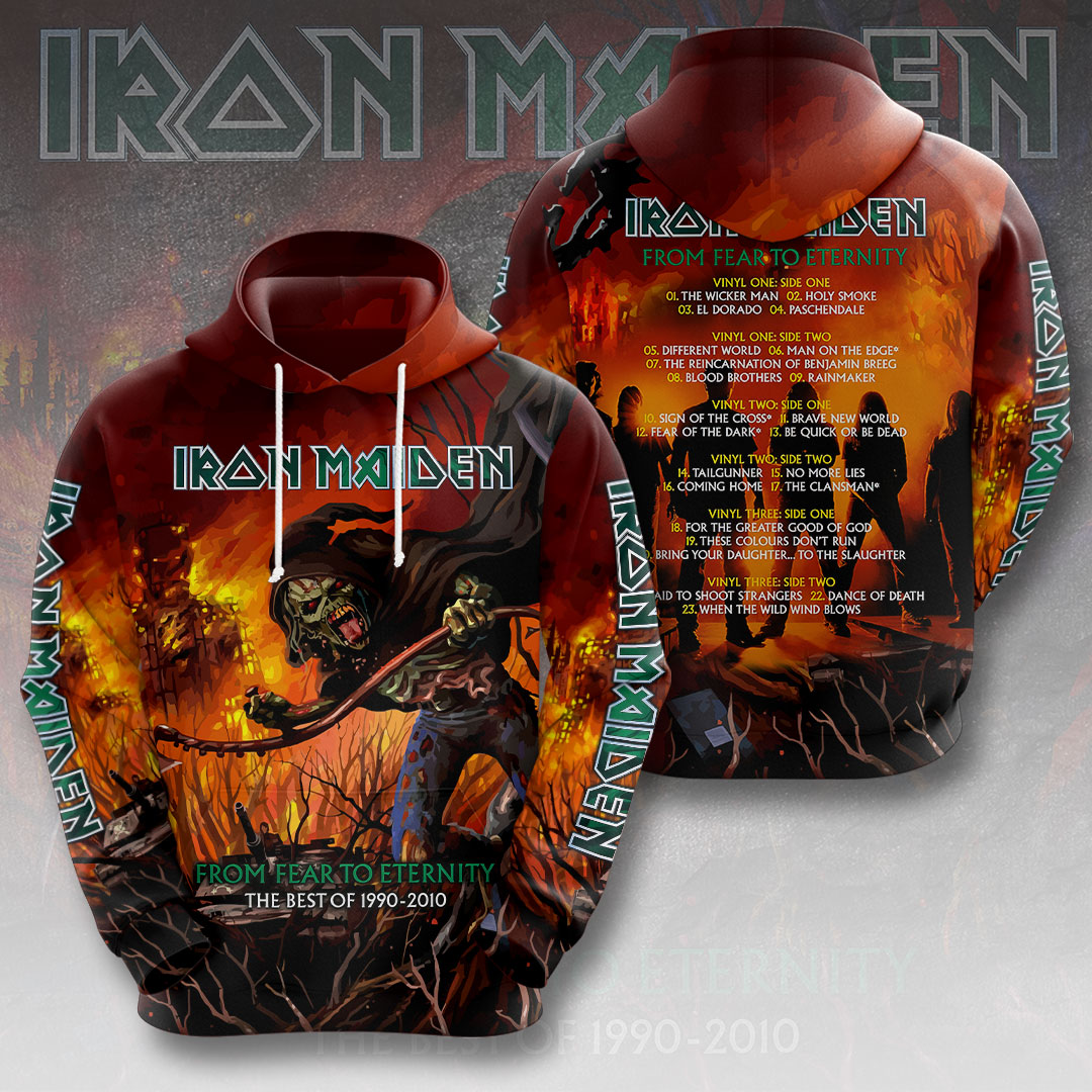 Iron Maiden Vintage Band Hoodie