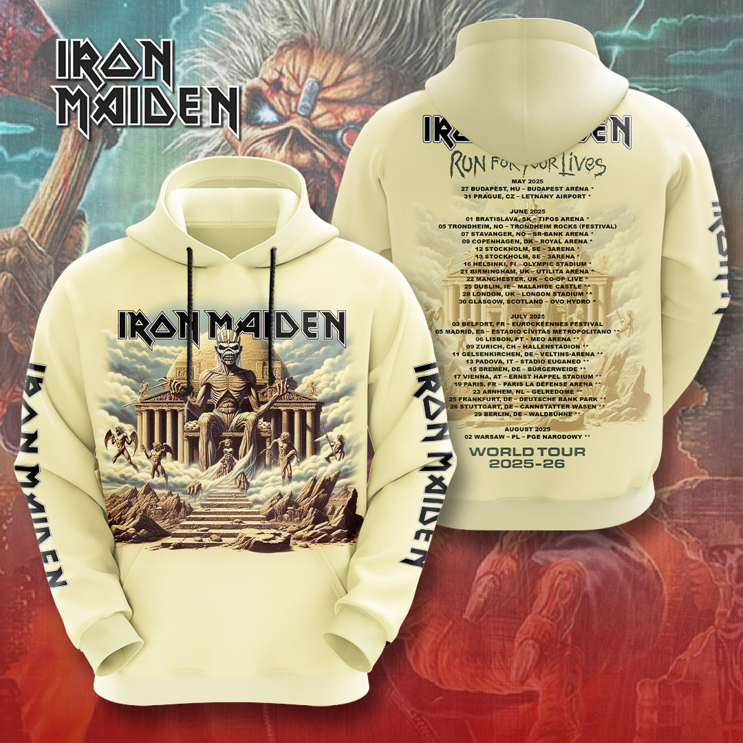 Iron Maiden Live Dvd Hoodie