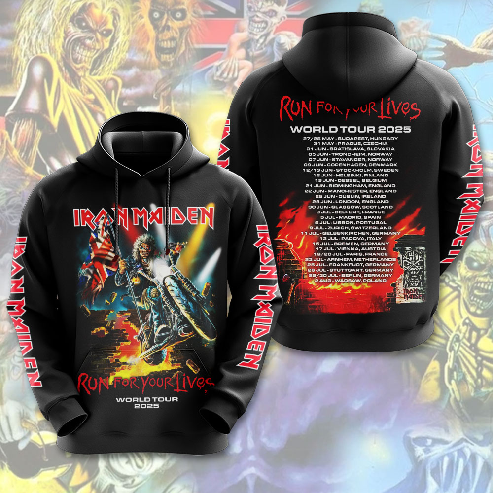 Iron Maiden Grunge Vibe Hoodie