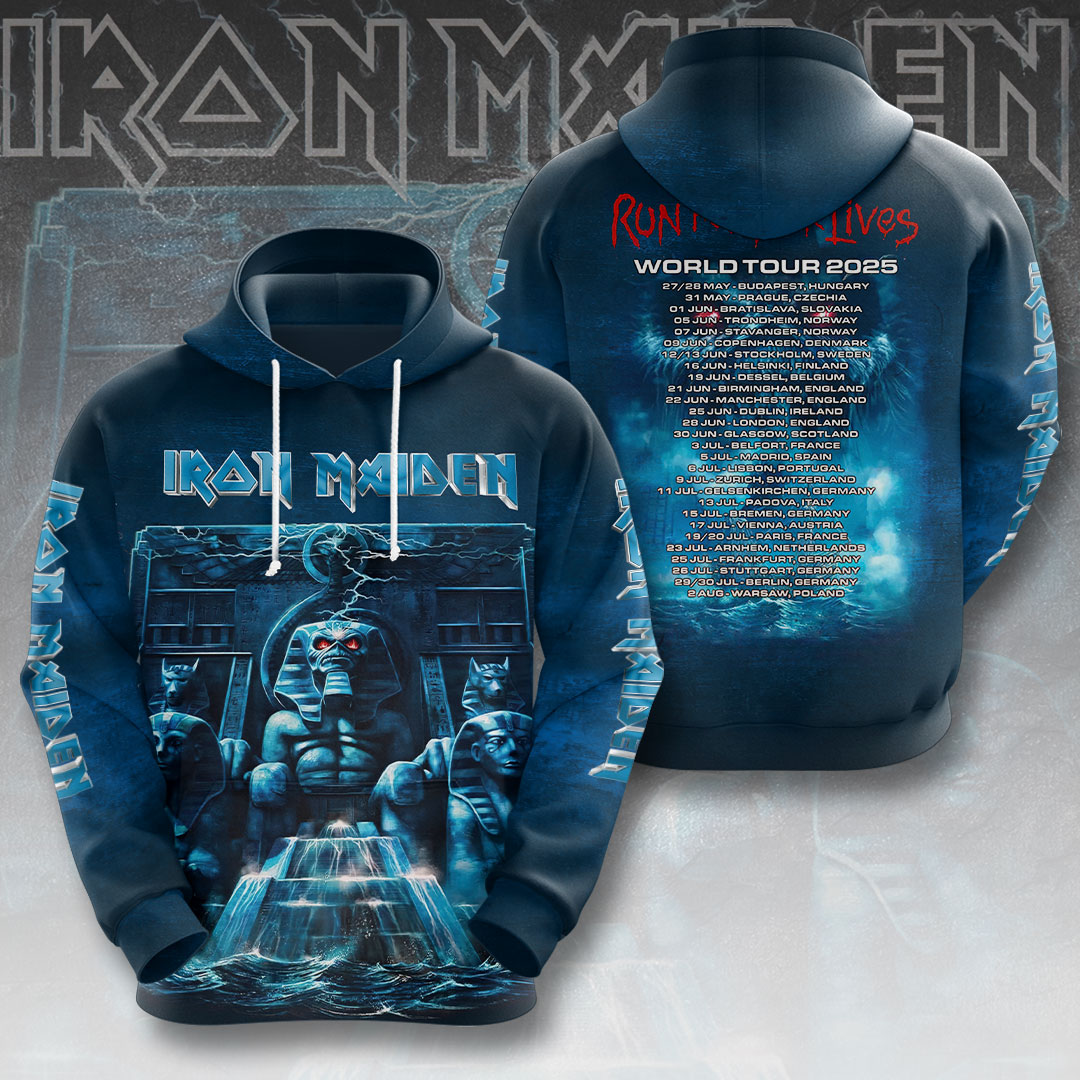 Iron Maiden Union Jack Hoodie