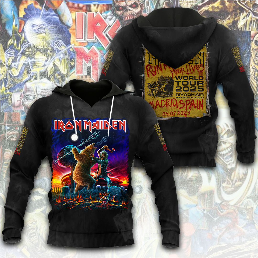 Iron Maiden Iconic Lines Hoodie