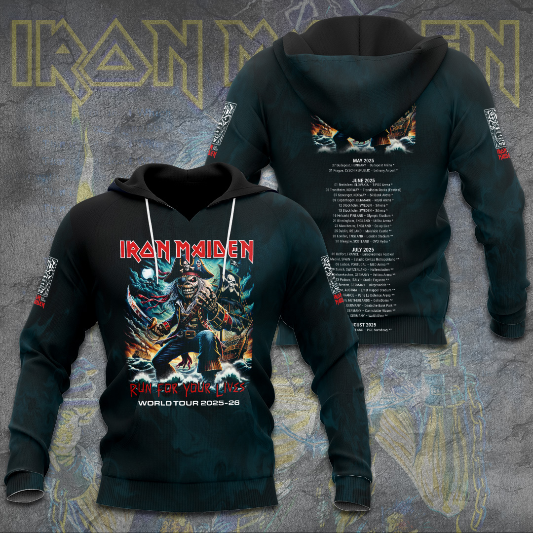 Iron Maiden Wasted Years Hoodie