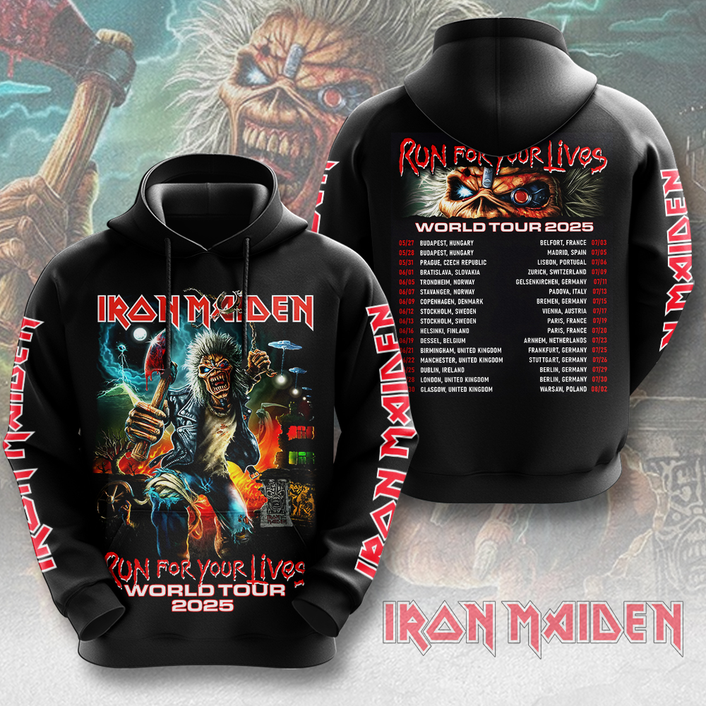 Iron Maiden Iconic Riffs Hoodie