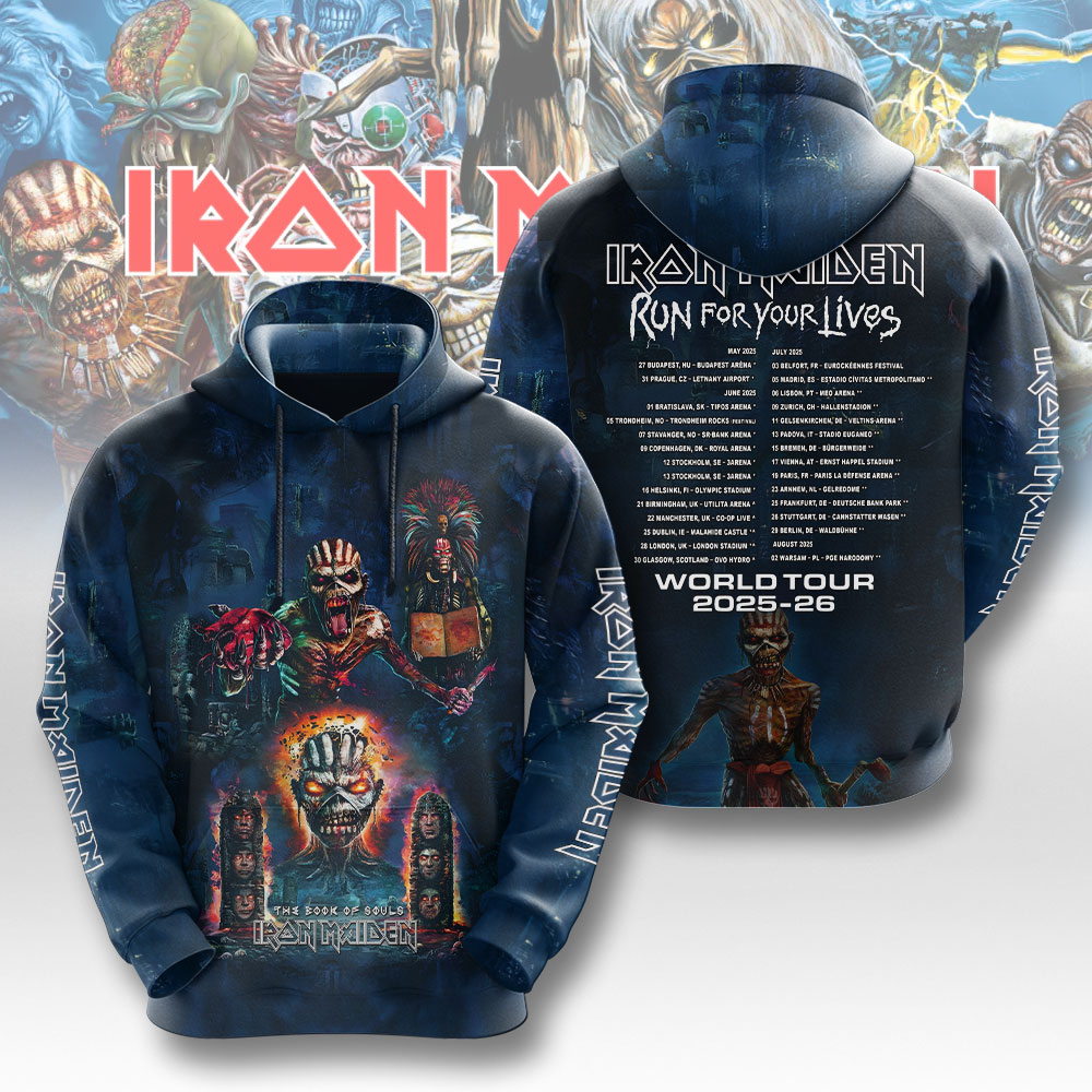 Iron Maiden Band Break Hoodie