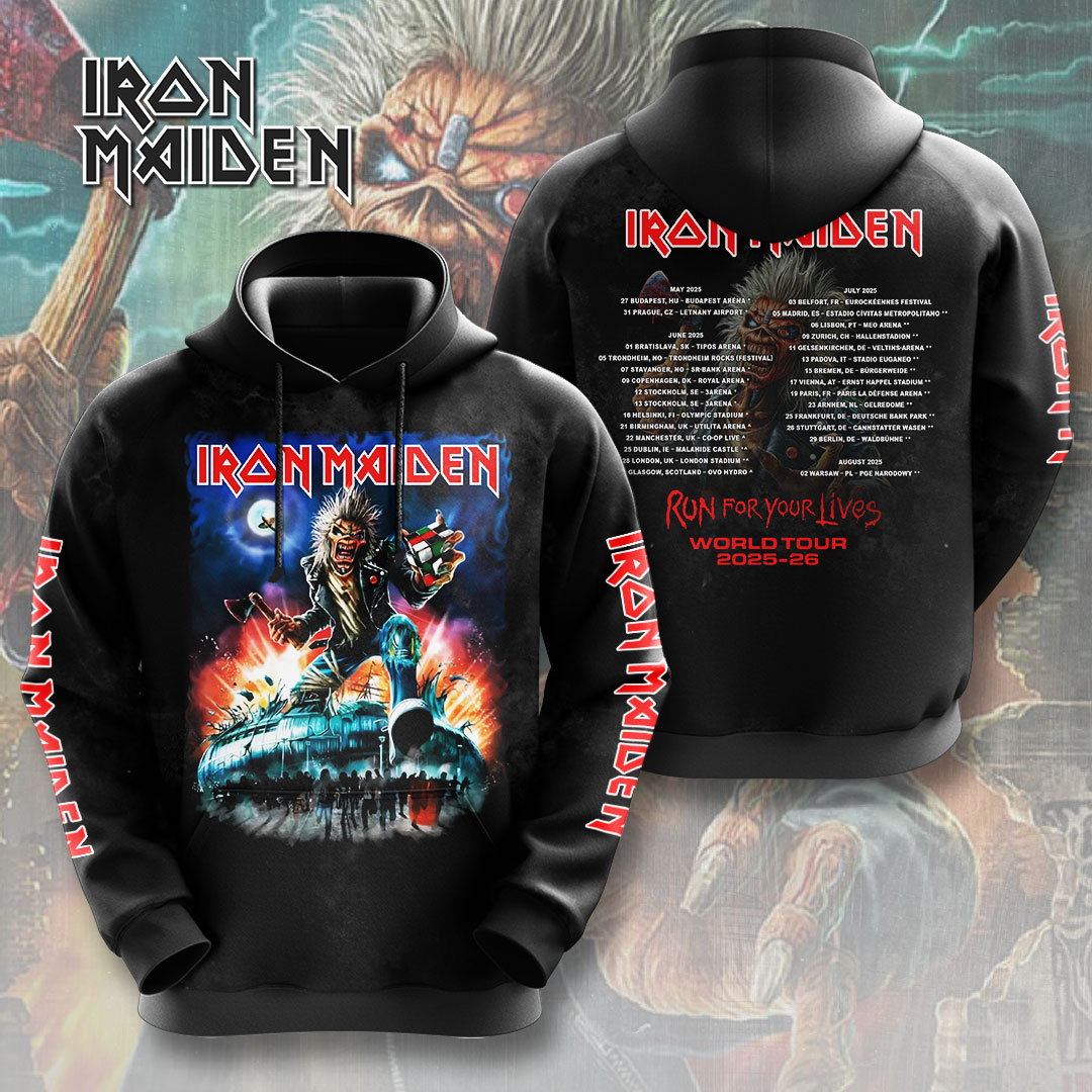 Iron Maiden Album Cycle Hoodie